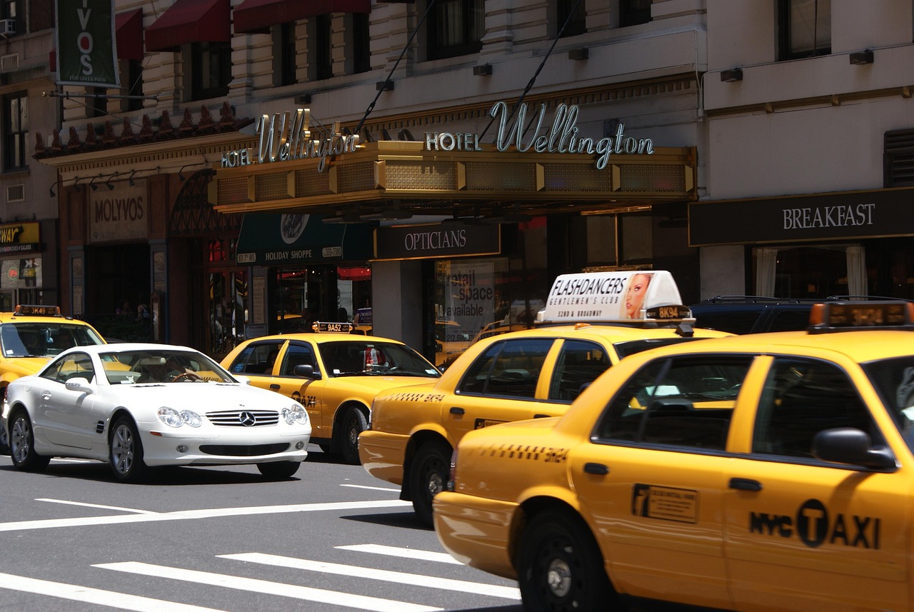 cab, new york, yellow cab, car, traffic, yellow