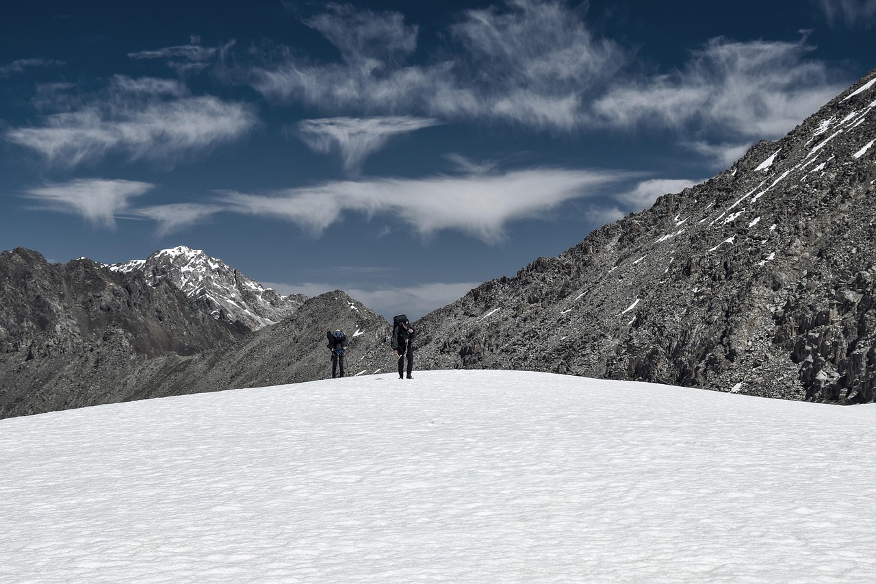 mountains, tien shan, snow, landscape, pictures, kazakhstan, ascent