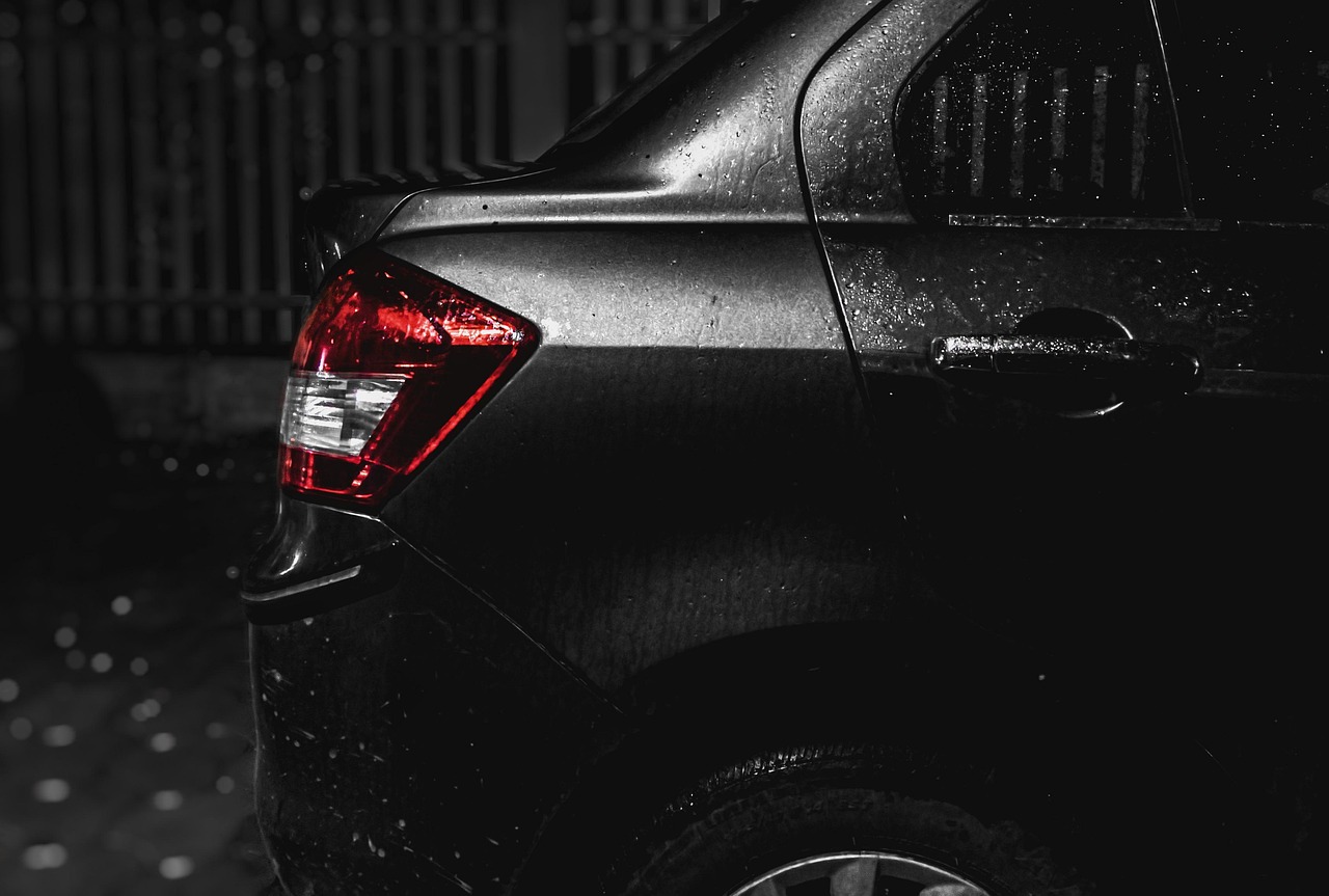 car, vehicle, transportation, engine, tail light