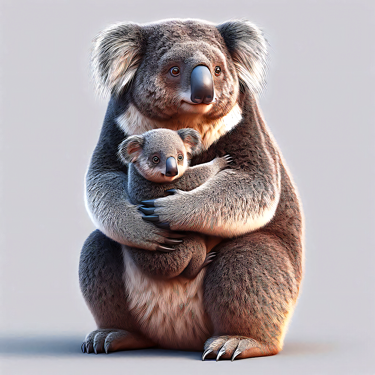 ai generated, koala bears, koala, animals, wildlife, fauna