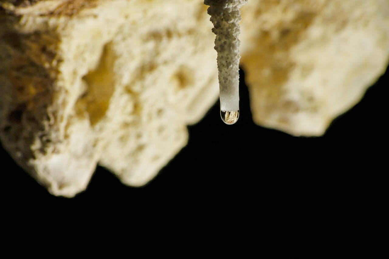 stalactite, cave, cavern, rocks, drop, nature