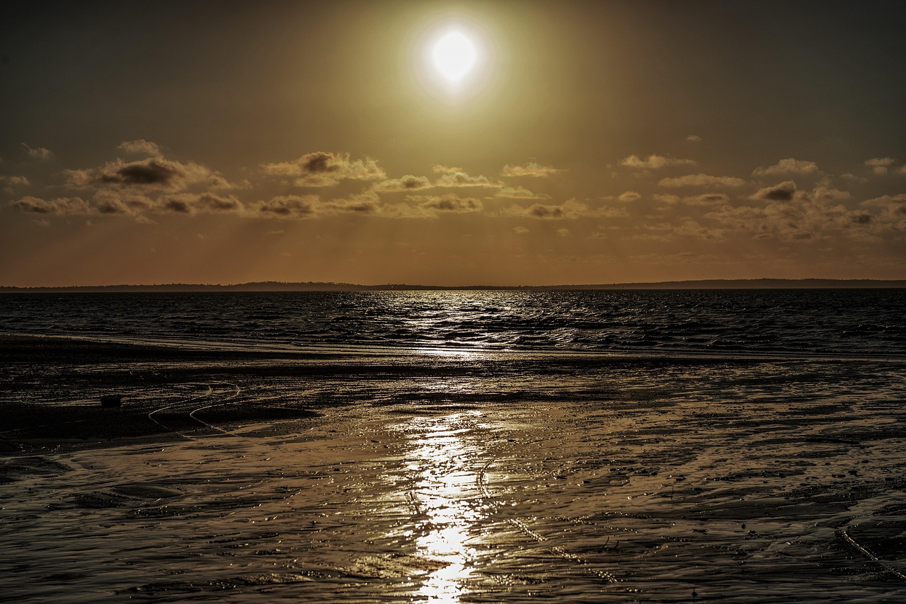 fraser, island, clouds, ocean