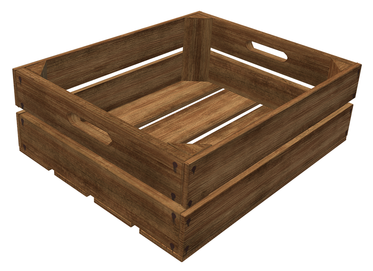 crate, box, wood, wooden, cargo, container, storage, brown, packaging, open, handles, strong, transport, cutout