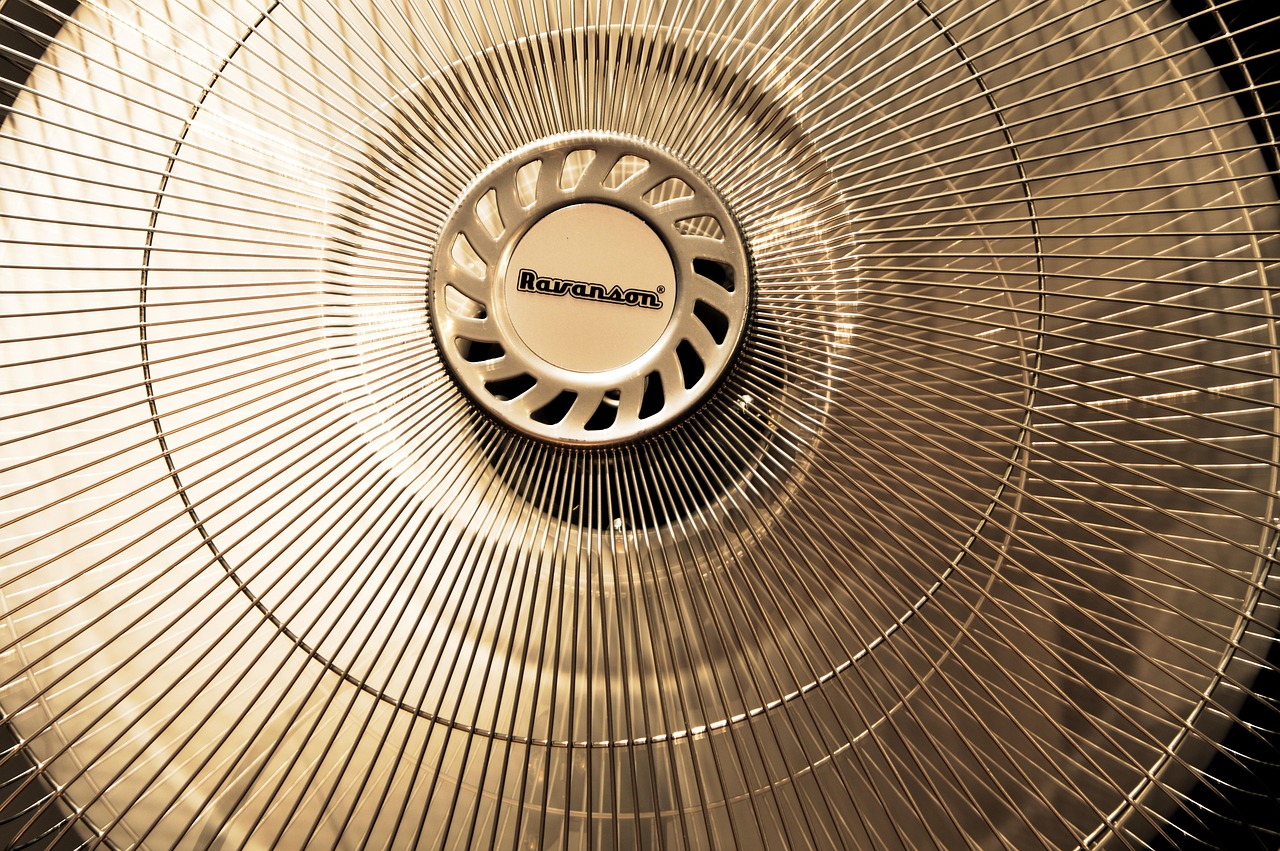 fan, cool, air, cooling, electric, ventilator, blowing