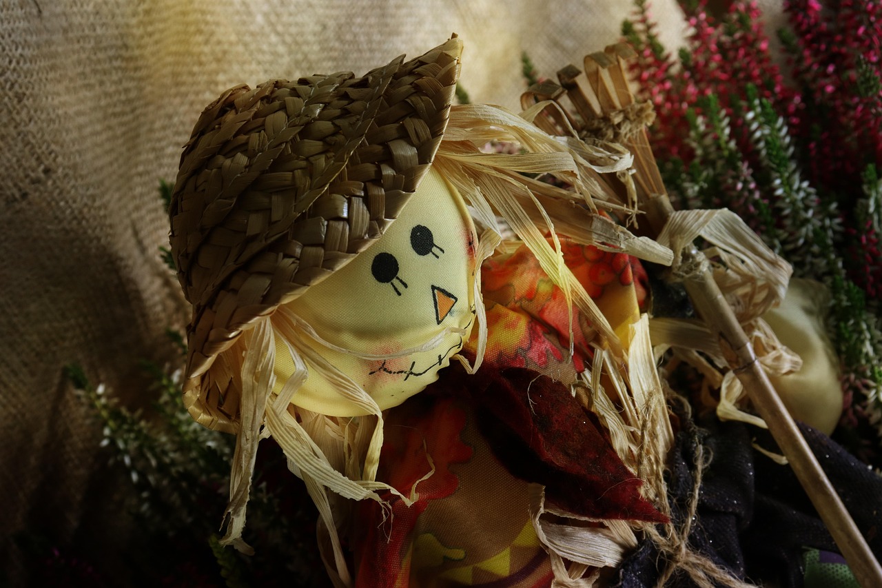 scarecrow, fall, halloween, spooky, gruesome, scary