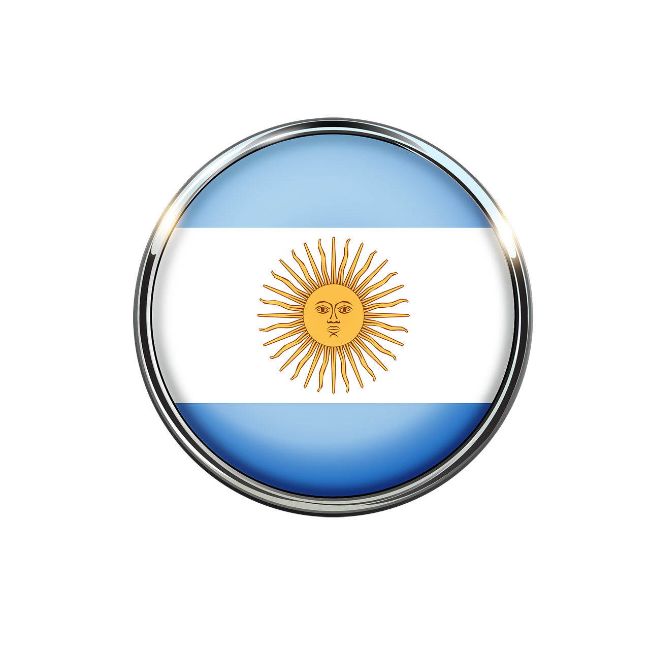 argentina, flag, circle, nation, country, celeste, national, light blue and white, wallpaper, argentinian flag, sun, albiceleste, free image, messi, background image, yellow, white, stripes, symbol, south america