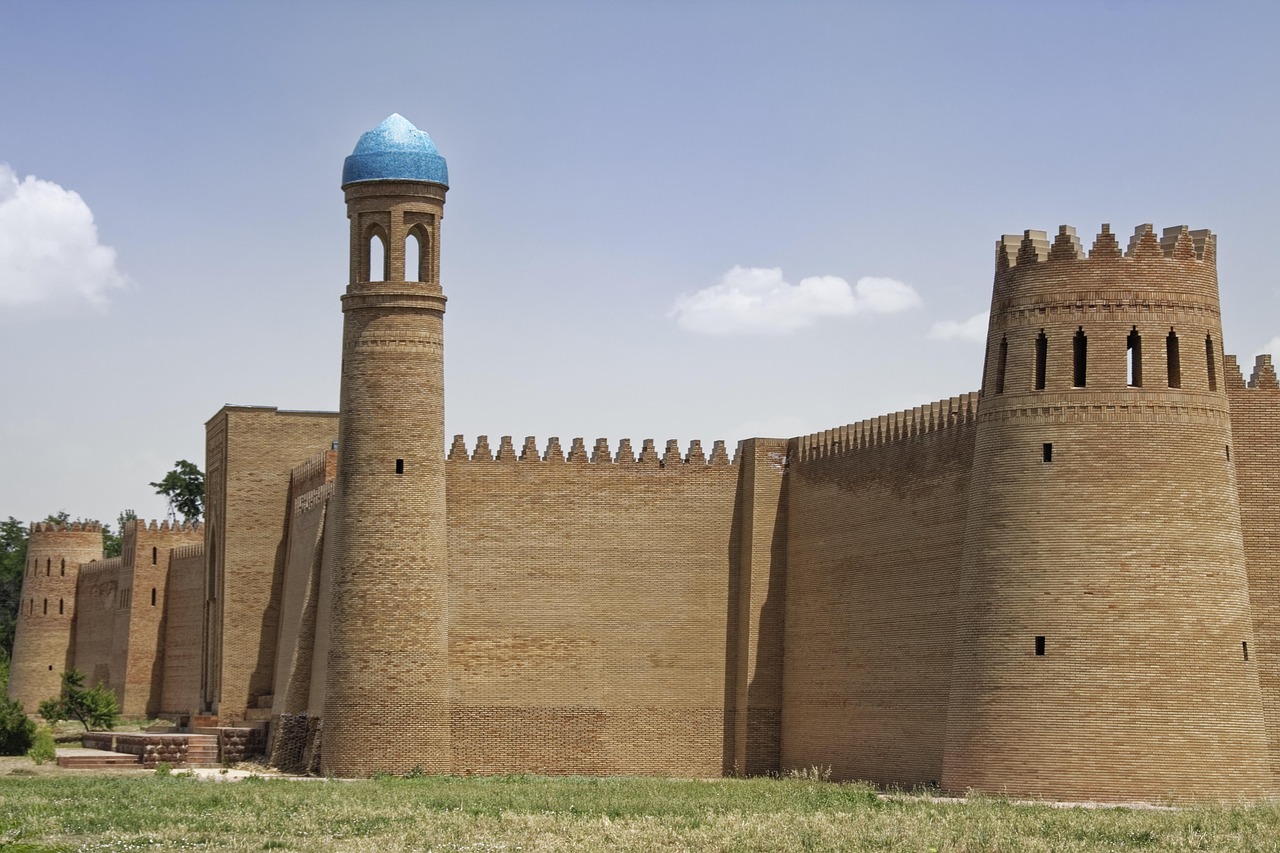tajikistan, hulbuk, citadel, historical, architecture, building, fortress, islamic, exterior view, fastening