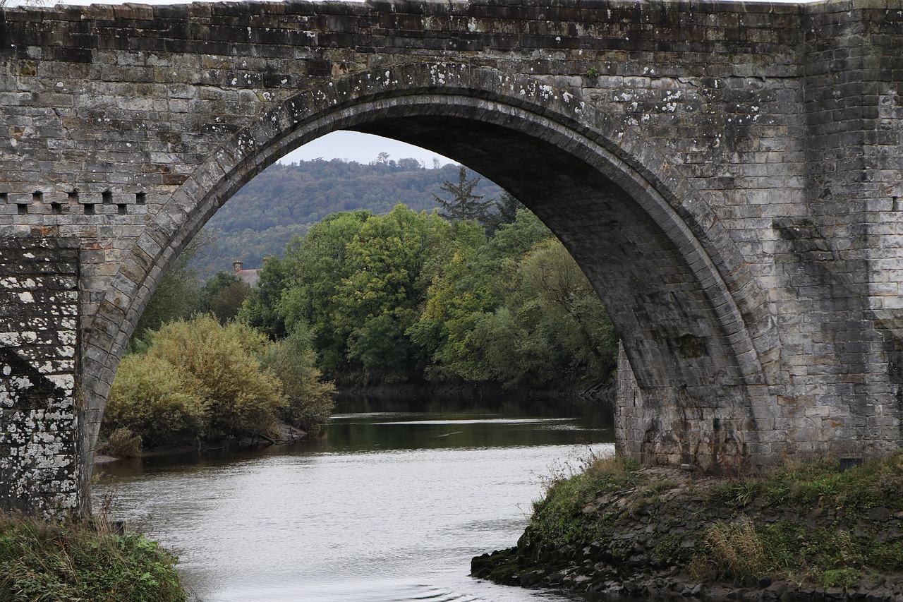 stirling, bridge, arch, bridge arch, stirling bridge, historical
