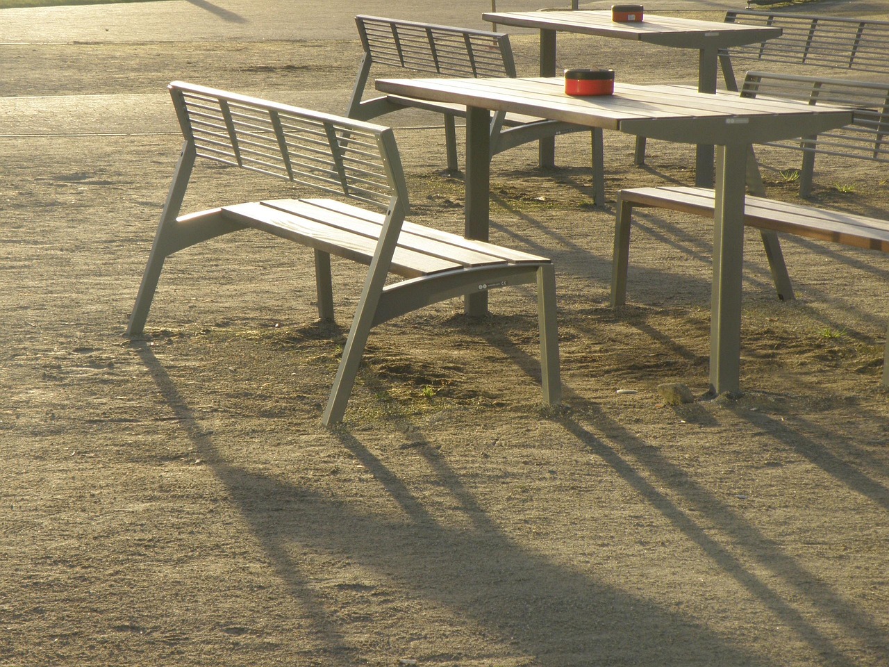 bench, tables, outdoor, seating, garden furniture