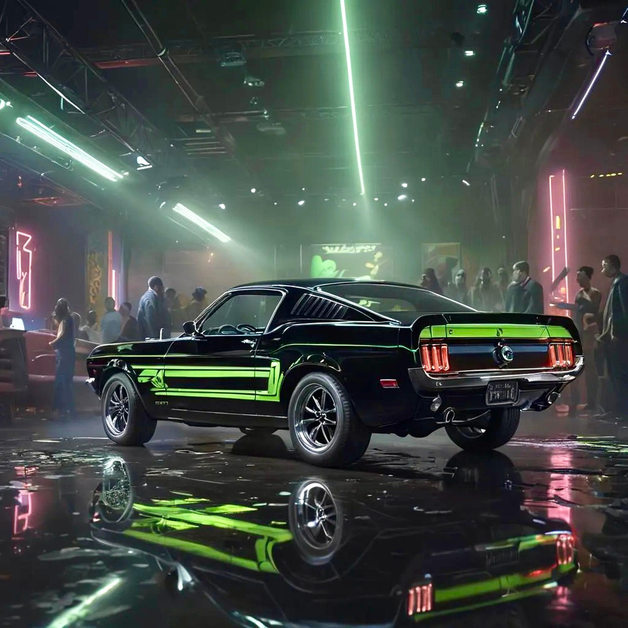 mustang, ford, car, show, speed, auto