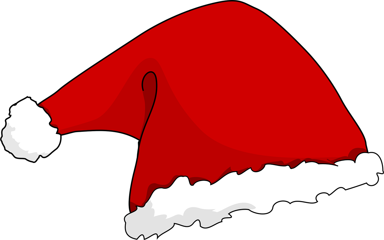 santa claus, cat, hat, santa, christmas, x-mas