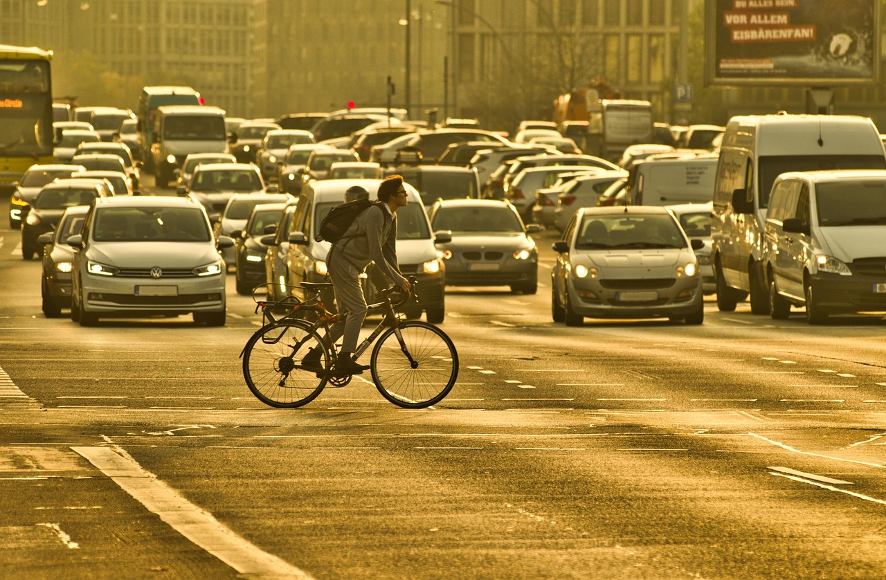 traffic, diesel, city, road, automobile