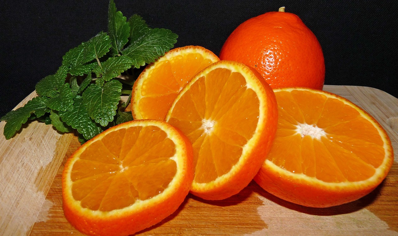 fruit, citrus, oranges, lemon balm, healthy, vitamins, sweet