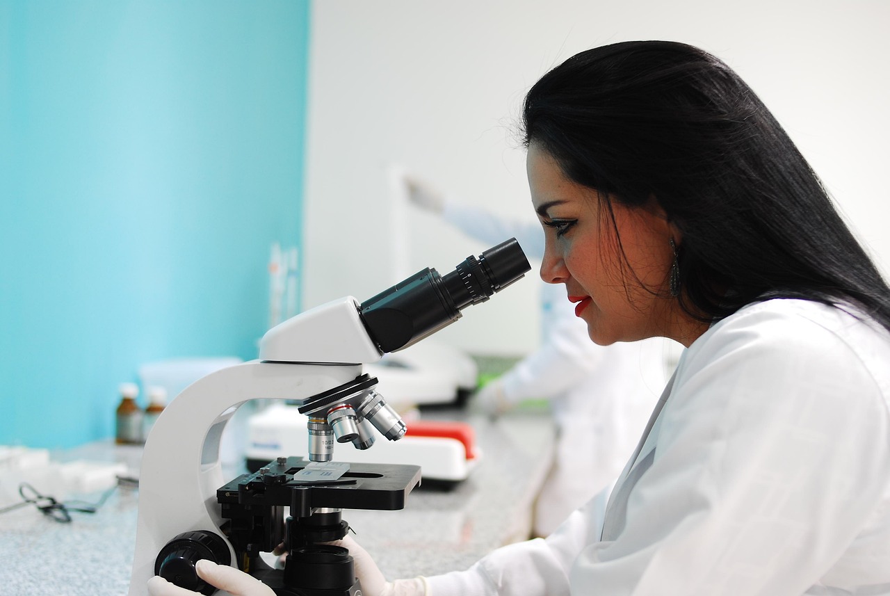 microscope, investigation, scientific, laboratory, biology