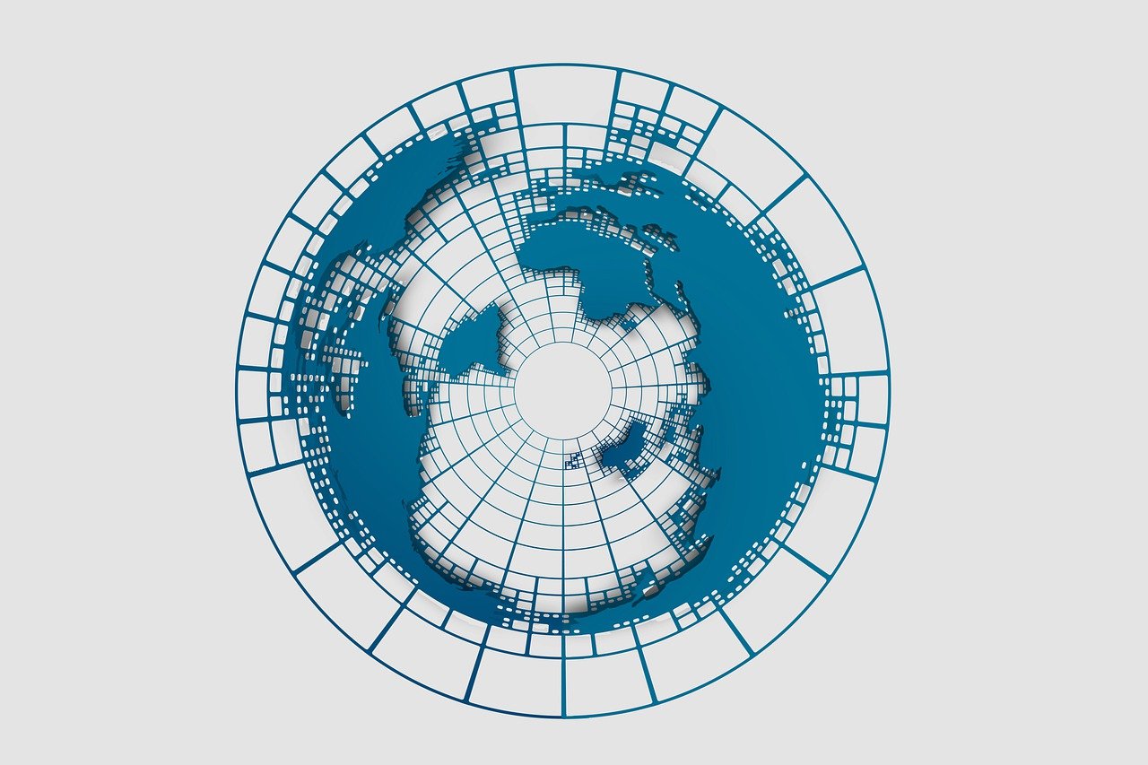globe, continents, earth, world, center, visor, target, abstract, visualization, graphic, background, centered, template, rectangle, arrangement, grid, meridians