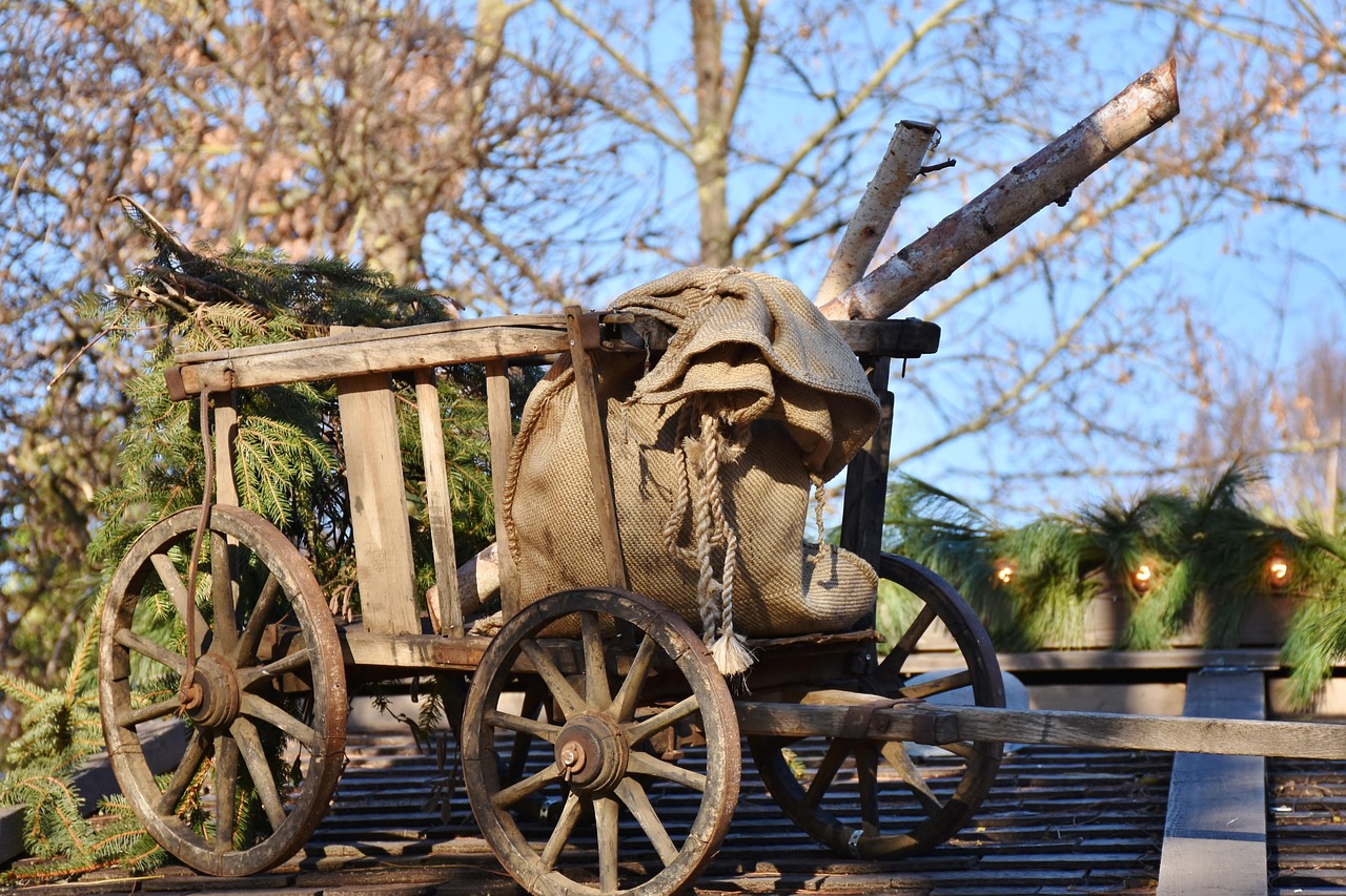 cart, wood, antique, wagon wheel, spokes, decoration, wooden wheel, wheel, wagon wheels, bikes