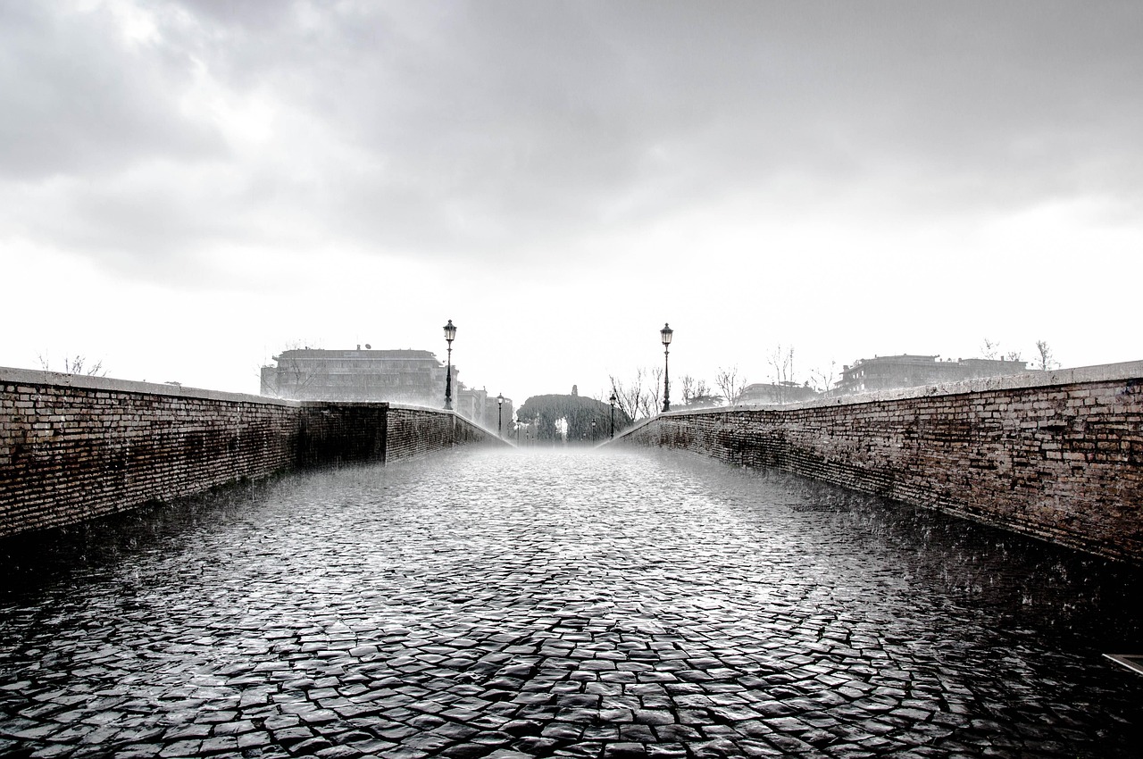rain, wet, drops, rainy, rainy day, floor, street, water