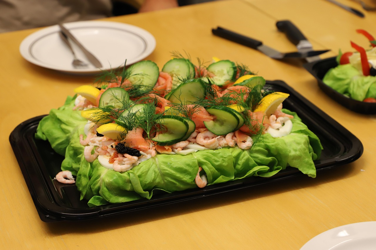 sandwich cake, food, cake, shrimp