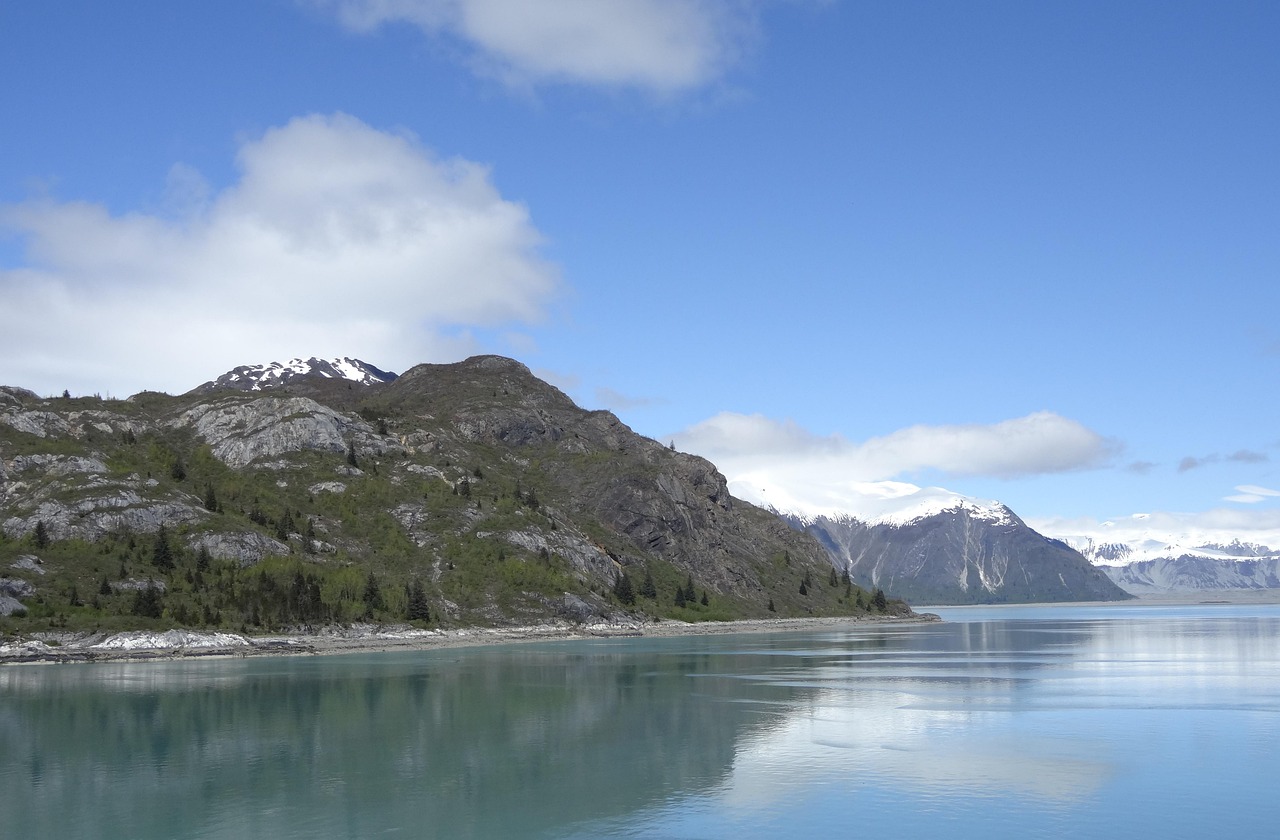 alaska, glacier bay, usa, ice, glacier, scenic, landscape, outdoor, travel