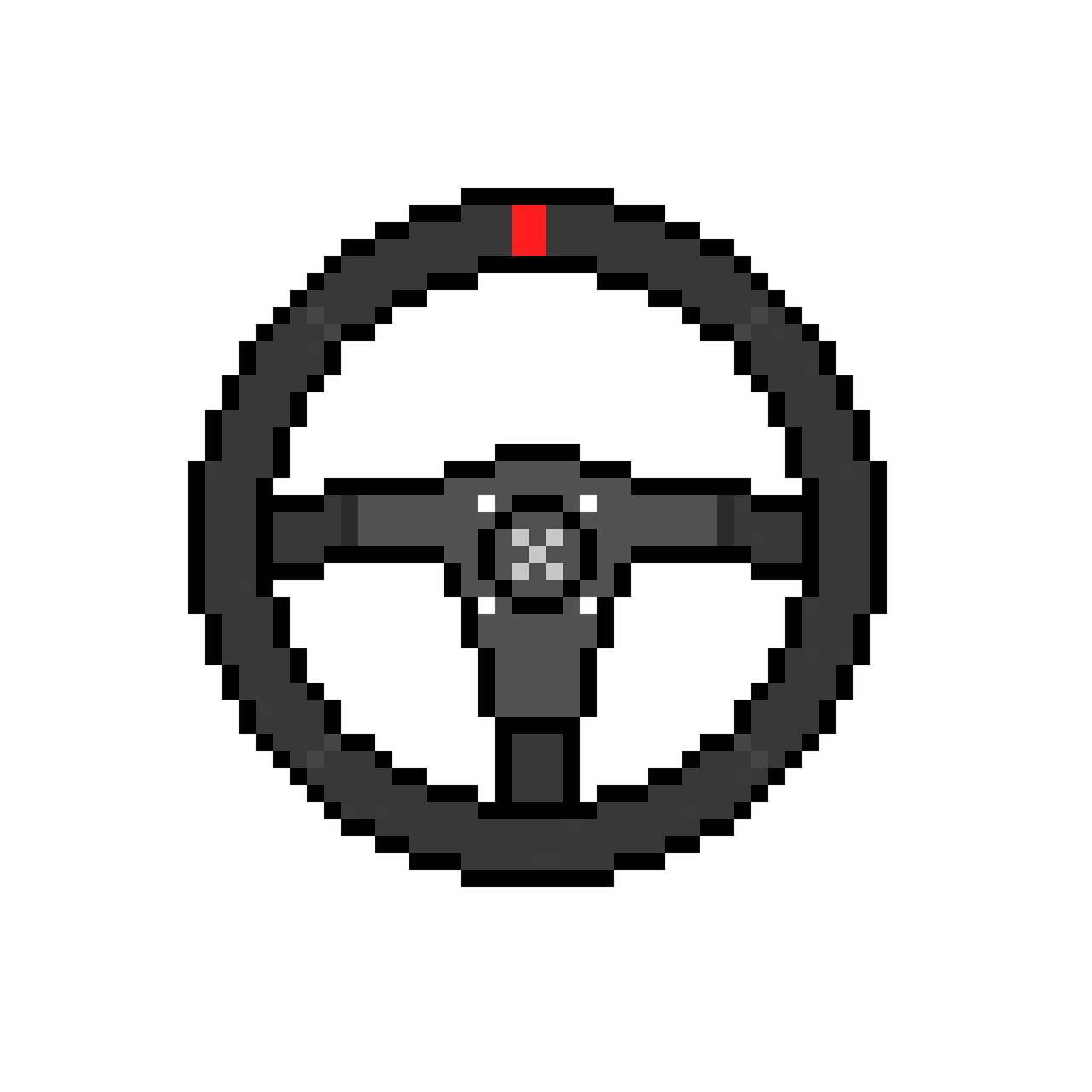 steering wheel, steering, wheel, car, vehicle, racing, race, pixel, pixel art, 8-bit