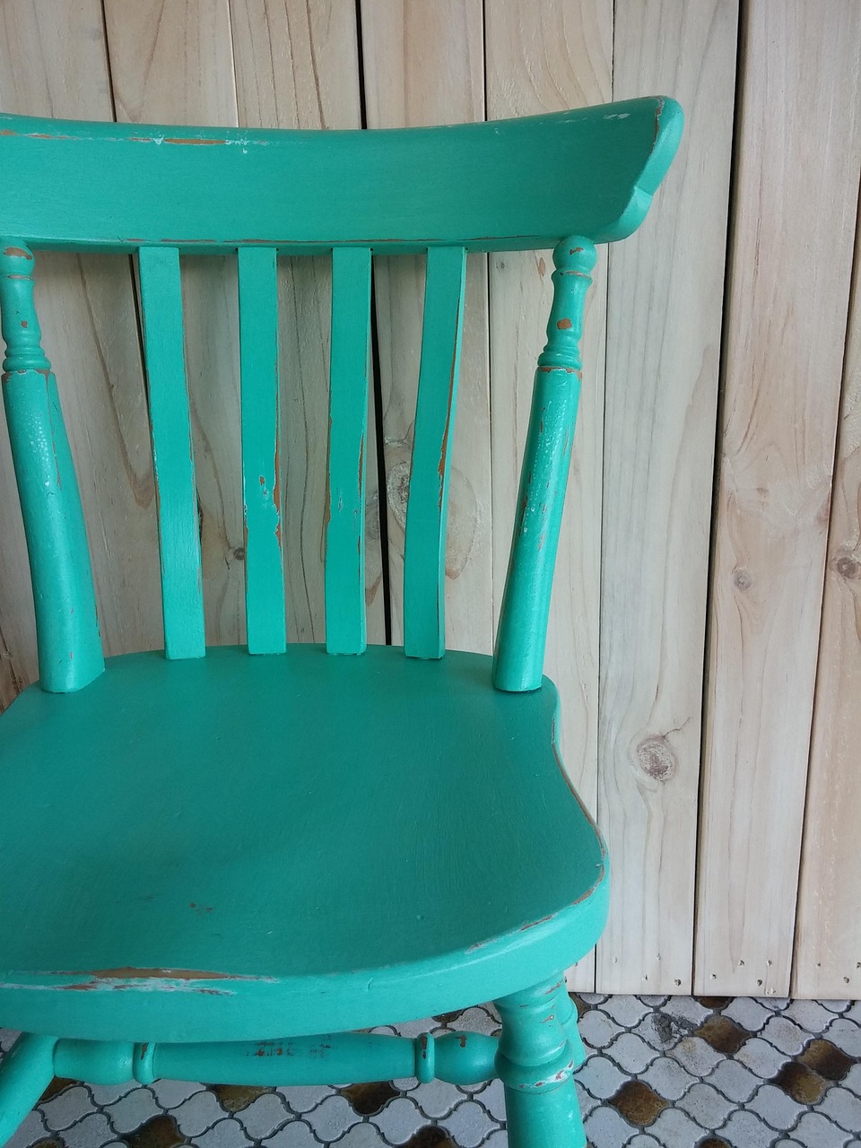 chair, turquoise, wall, panels, shabby chic, vintage, interior