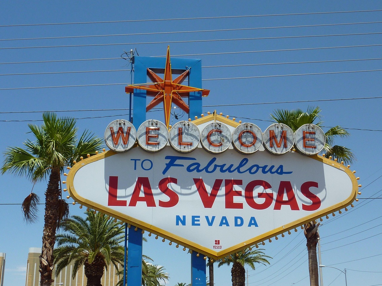 las vegas, sign, character, entrance, nevada, casino