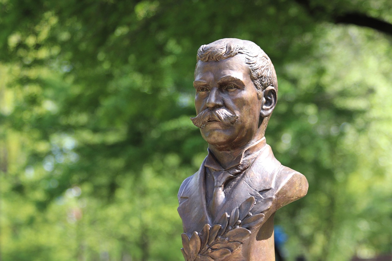 ivan vazov, bulgarian poet and writer, monument, park, 1850, 1921, nature, outdoor