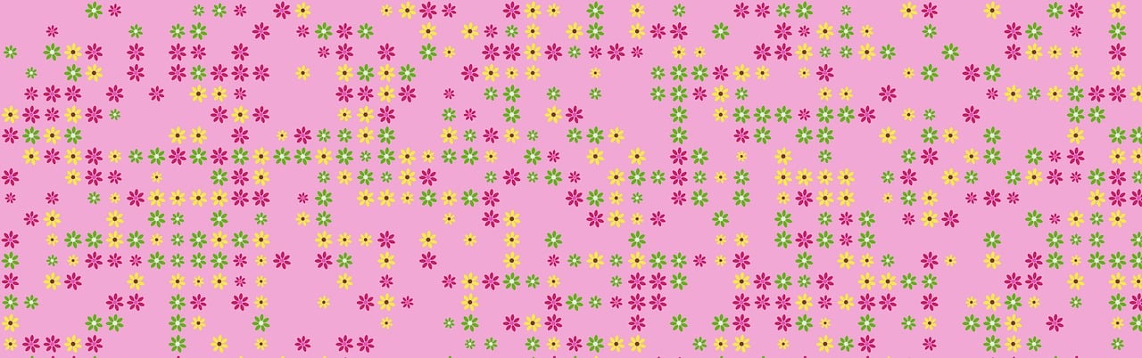 banner, header, flower, floral, horticulture, pink banner