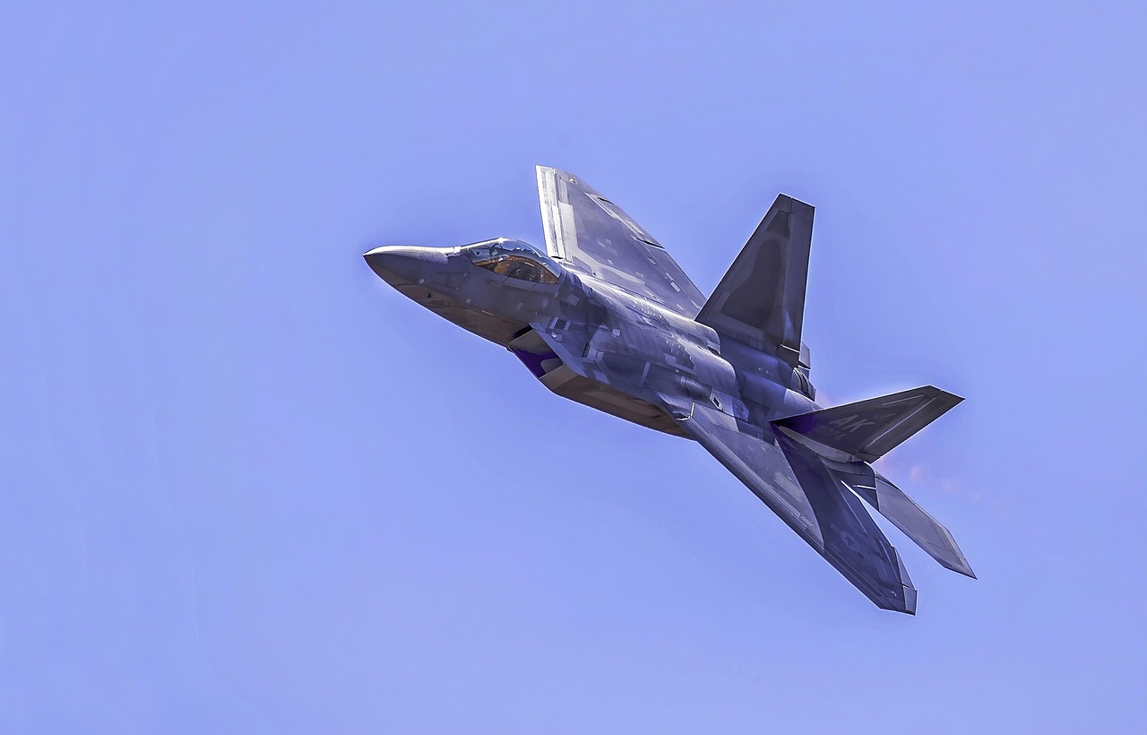 f-22a raptor, fighter aircraft, military, aircraft, jet fighter, image, photo, aviation, airplane