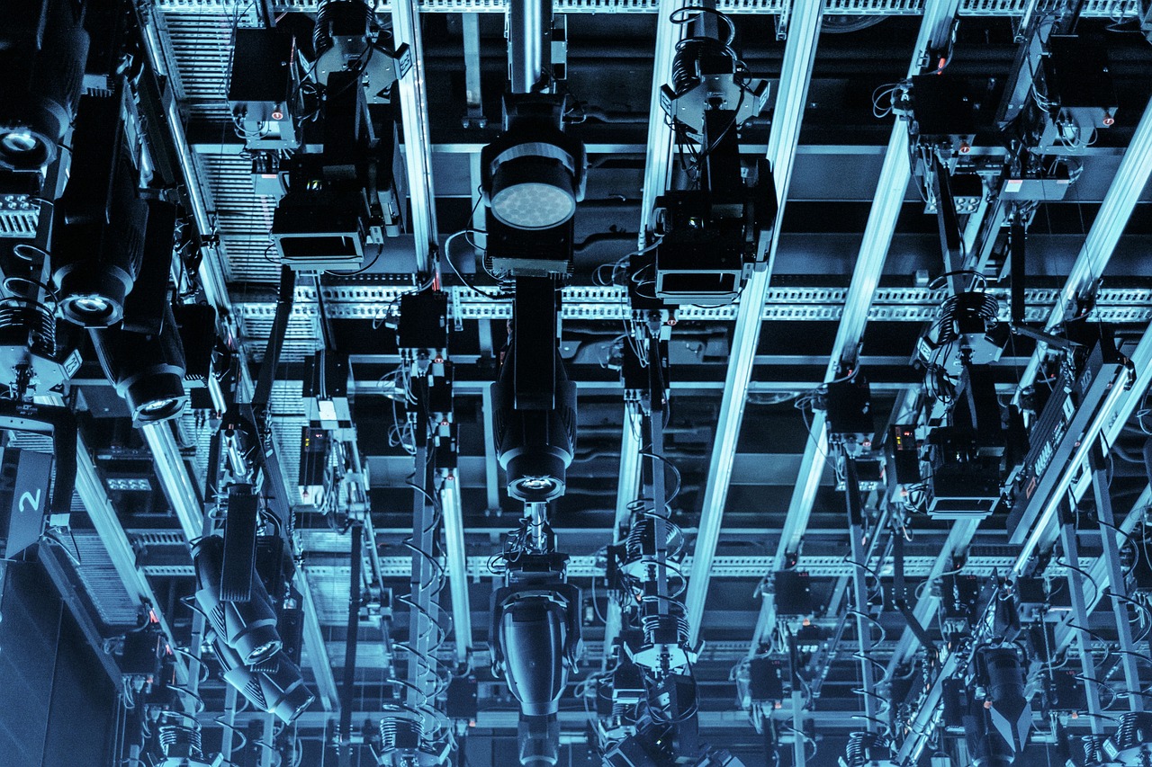 technology, advanced, lights, ceiling