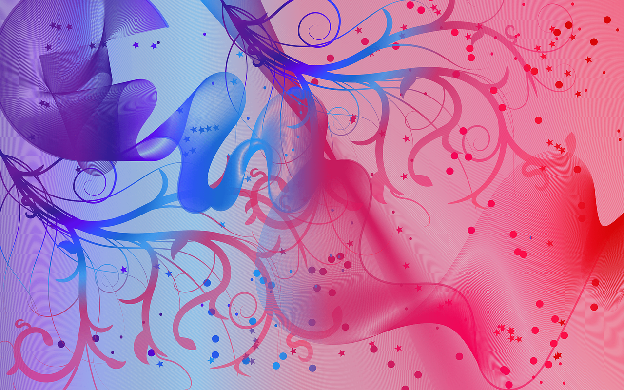 wallpaper, inkscape, lines, gradient, curves, pink, purple, blue, design, abstract, pink abstract, pink wallpaper, pink design