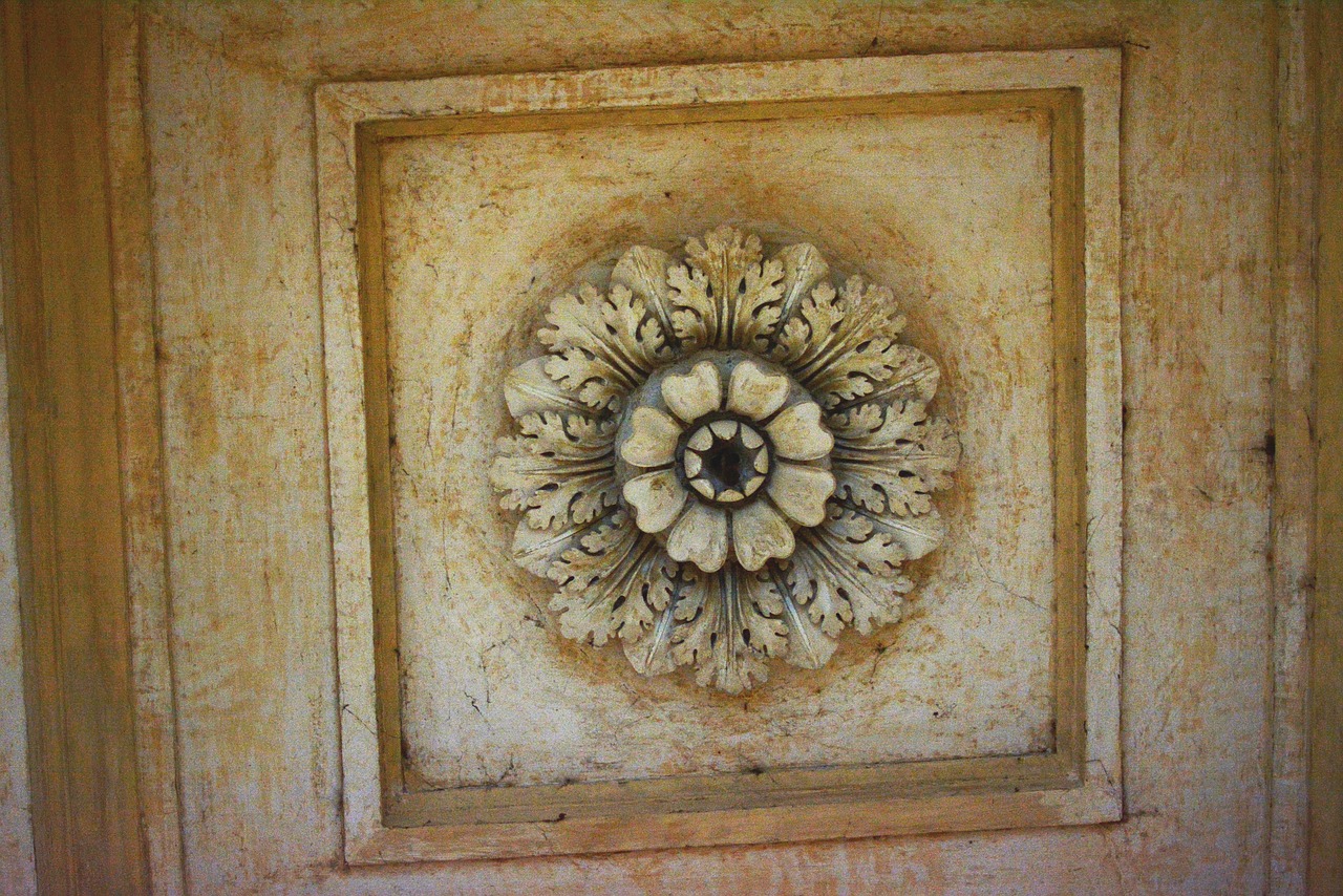 relief, the ceiling, nice, architecture, monument, italy, venice, detail of