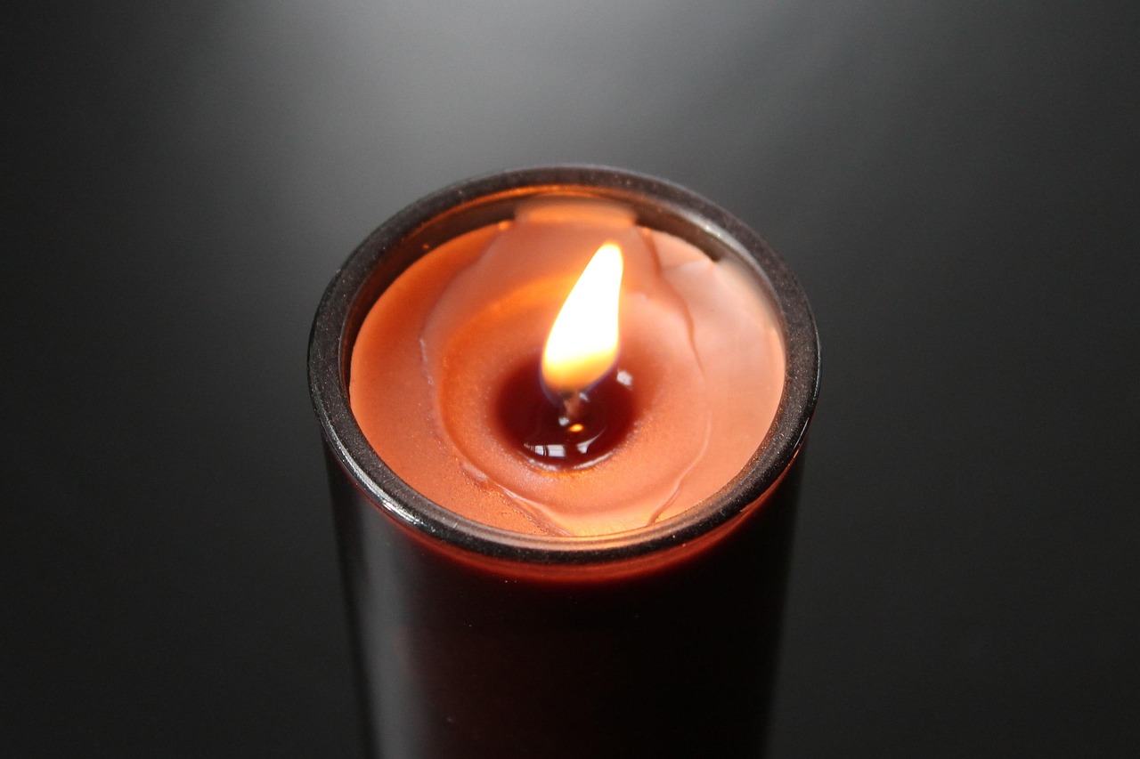 candle, light, darkness, gray candle, gray candles
