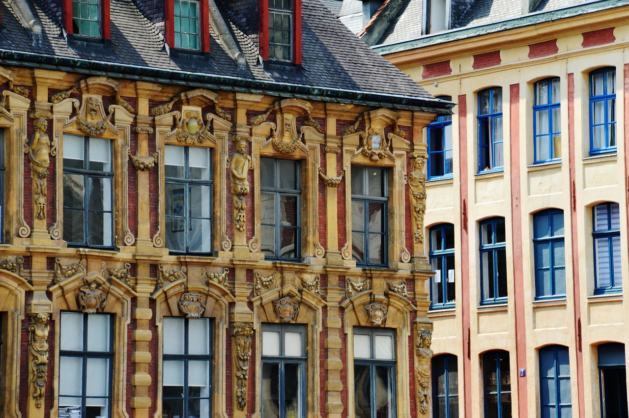 lille, city, nord pas-de-calais, france, north, place, place du général-de-gaulle, round flemish, district of old lille