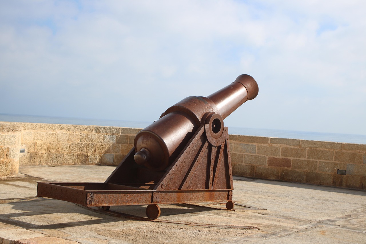 melilla, africa, spain, fortress, cannon