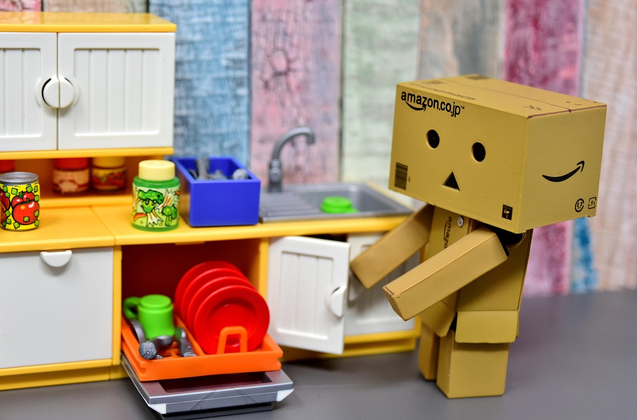 danbo, figure, kitchen, house work, fun