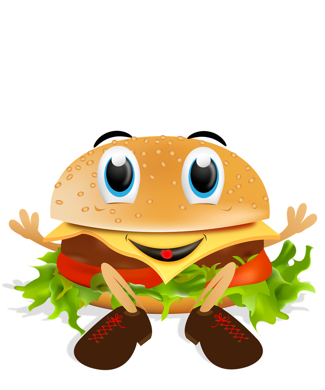 burger, funny burger, funny, meal, fast food