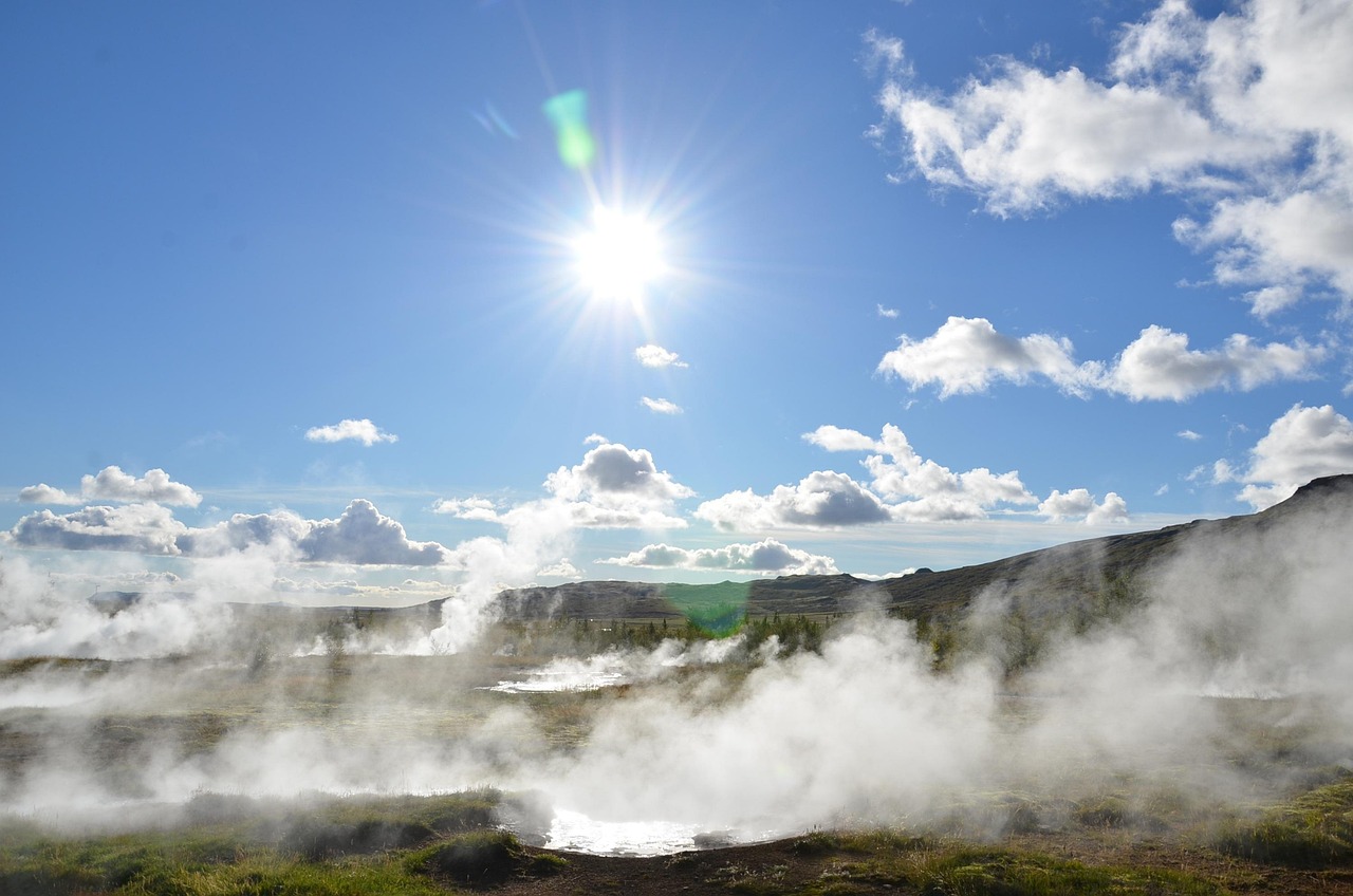 geothermal energy, scenery, iceland, natural