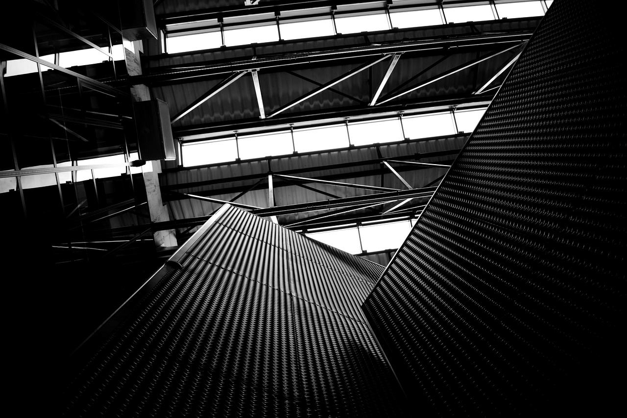 lookup, black and white, structure, texture, white, black, pattern, winter, construction, architecture, concrete, black texture, black construction, black pattern