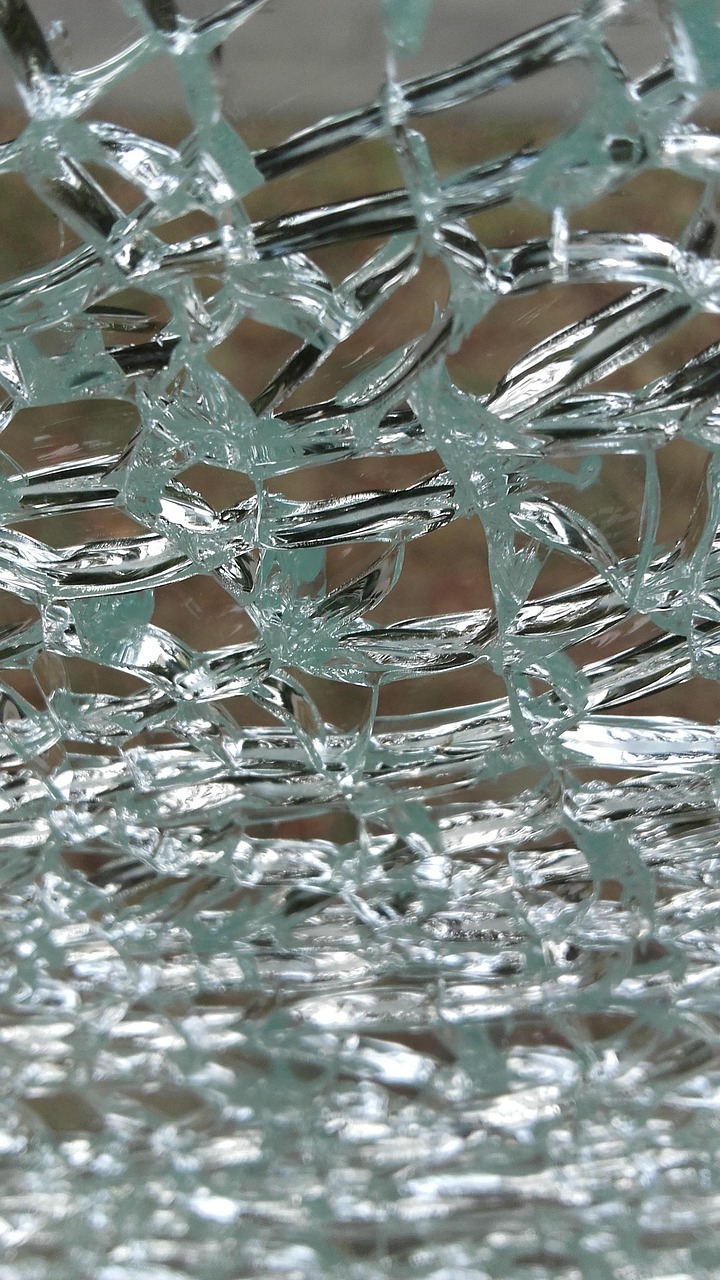 glass, pane, cracked, crack, glass panes