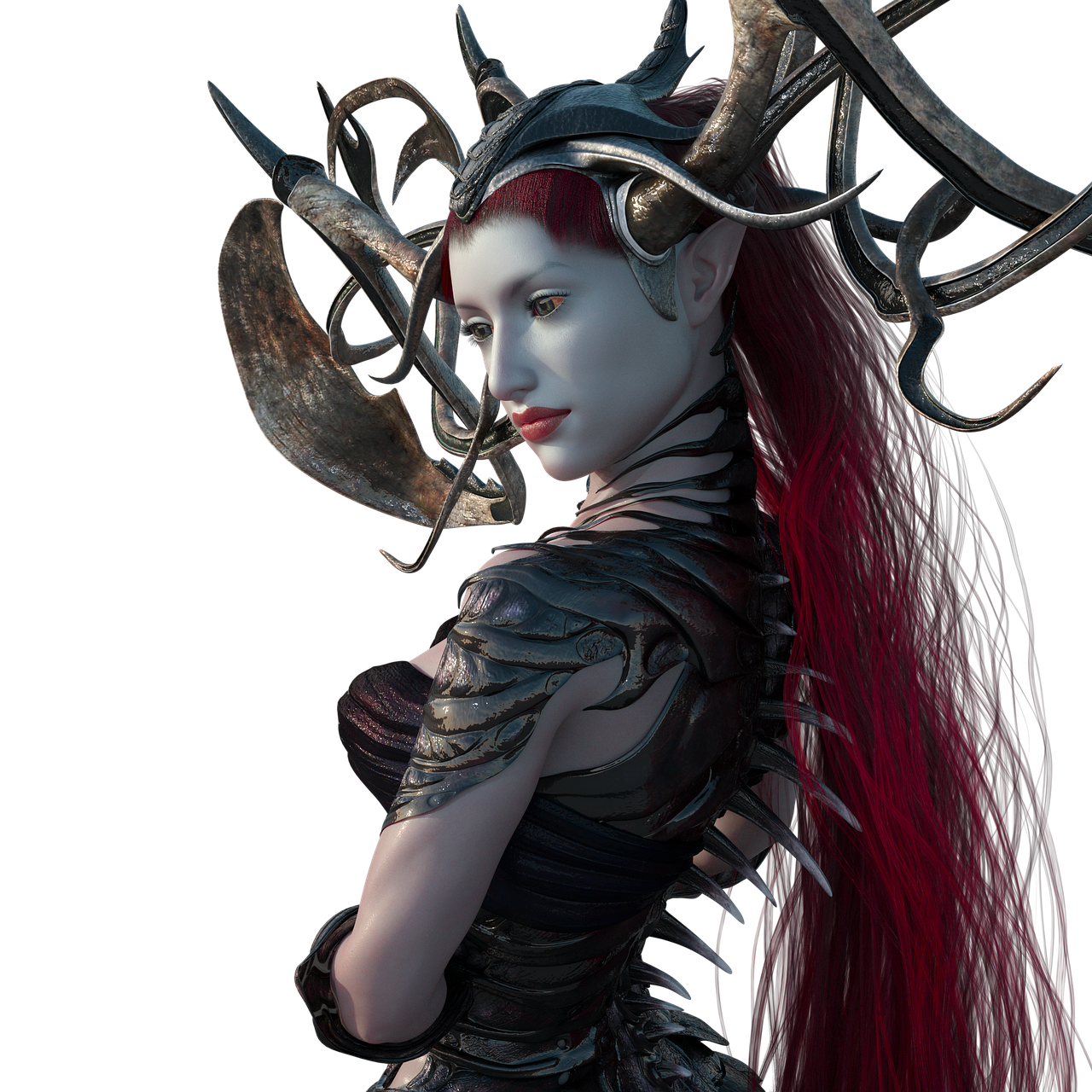fantasy, character, 3d fantasy, female, 3d rendering, girl, woman, mystical, portrait