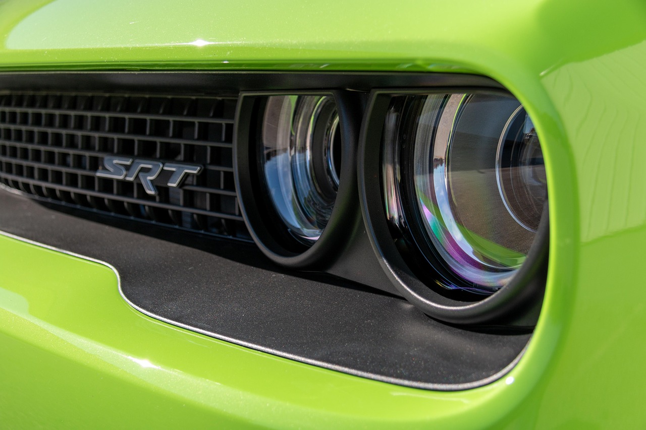 hellcat, dodge, automobile, hotrod, car, mopar, powerful, hemi, v8, muscle, emblem, grille, green, green car, green power