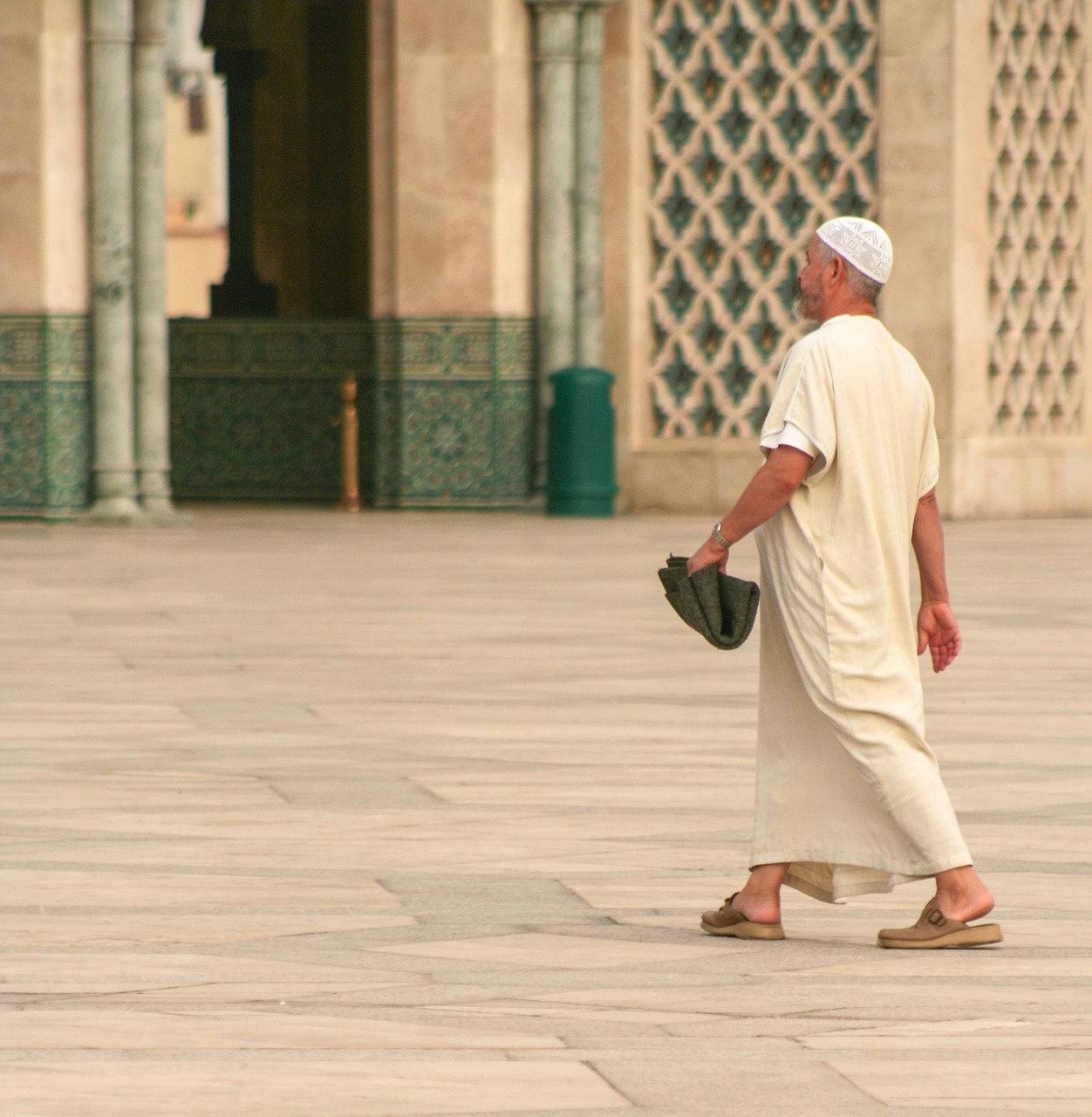 morocco, casablanca, mosque, man, prayer, islam, muslim, islamic