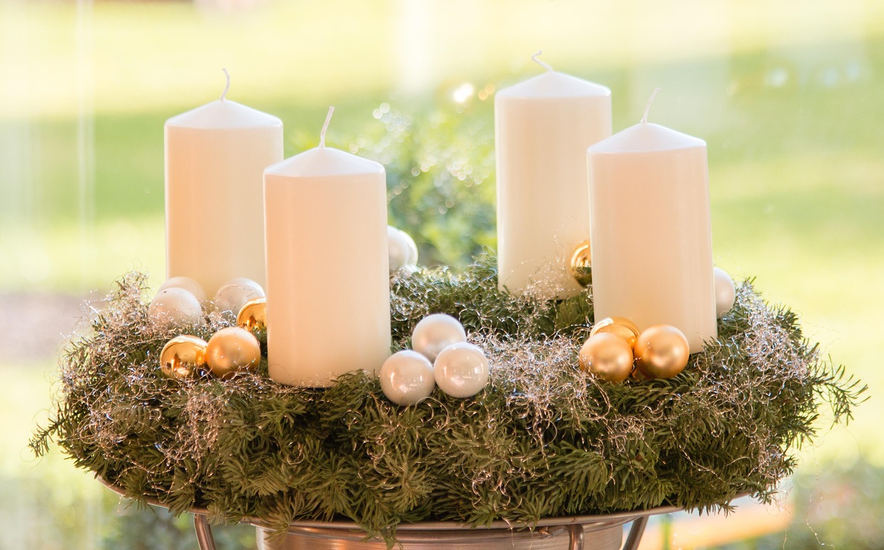 advent, christmas, candle, advent wreath, advent season, christmas market, decoration, light