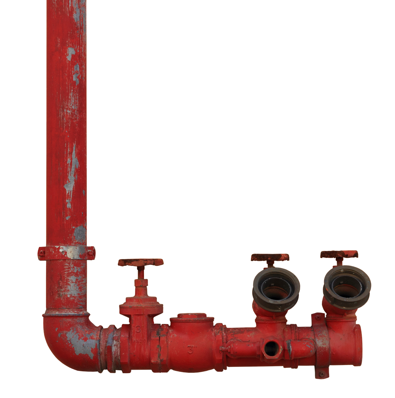 tube, fire-extinguishing system, fire fighting water, hose connections, connection, fire fighting, fire fighters, clear, old, hose connection, valves, distributor, water, red, fire, hydrant, extinguish fire, water supplier, water distribution system, water withdrawal, water tap, fire fighting water supply, withdrawal, fire extinguishing, water supply, pressurized water pipe, isolated