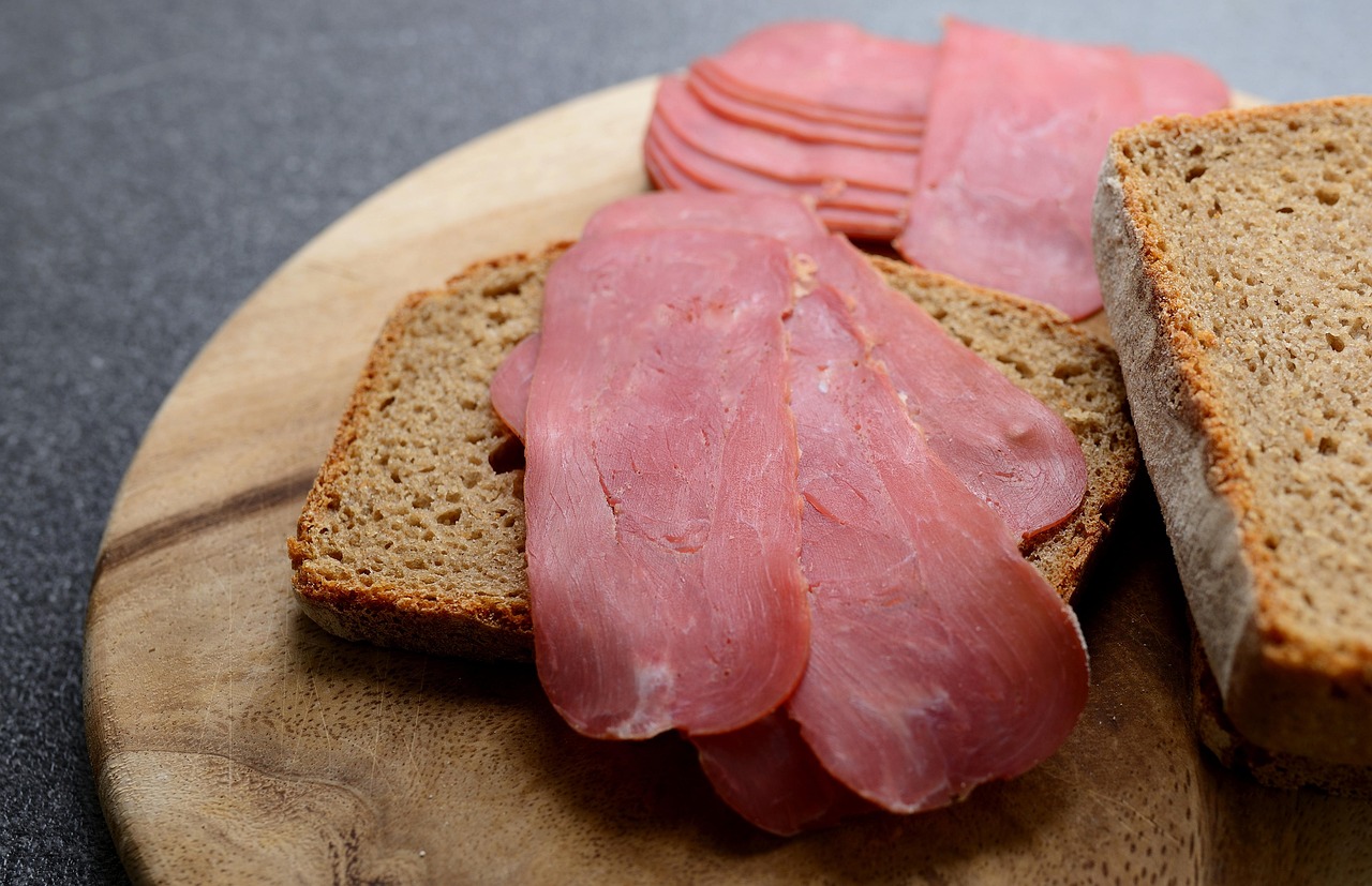 ham, sausage, flesh, loaf, sandwich