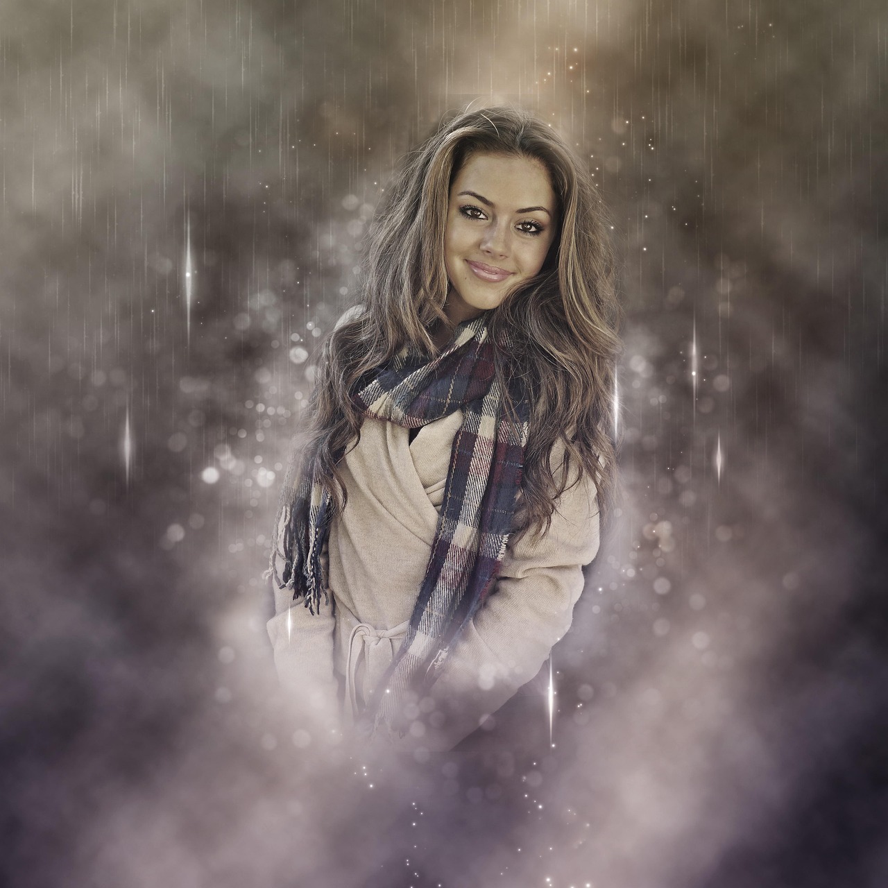 young, girl, model, beauty, human, female, caucasian, person, smile, woman, attractive, fashion, digital enhancement, digital creation, digital manipulation