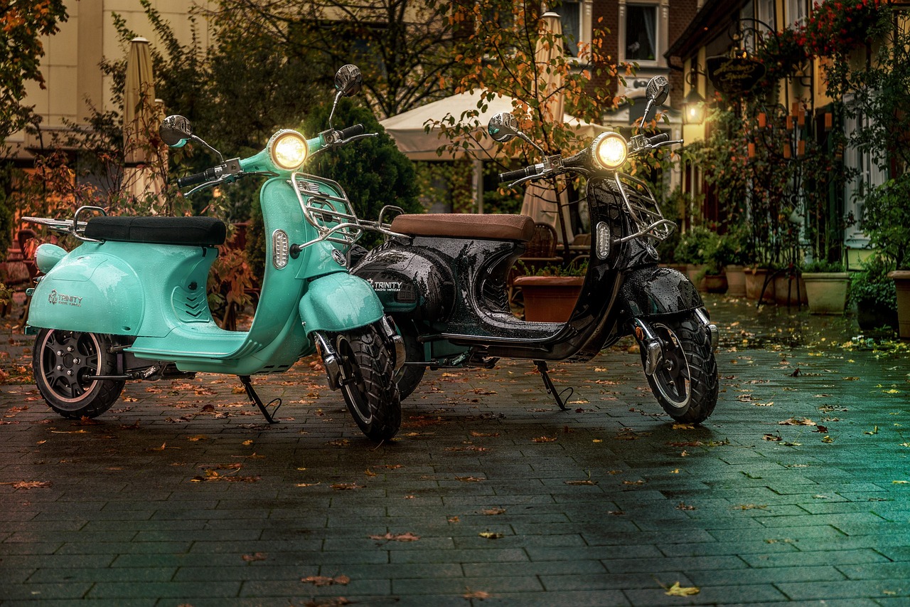 scooter, electric scooter, e-scooter, powerful, electric motor scooter, quiet, emission-free