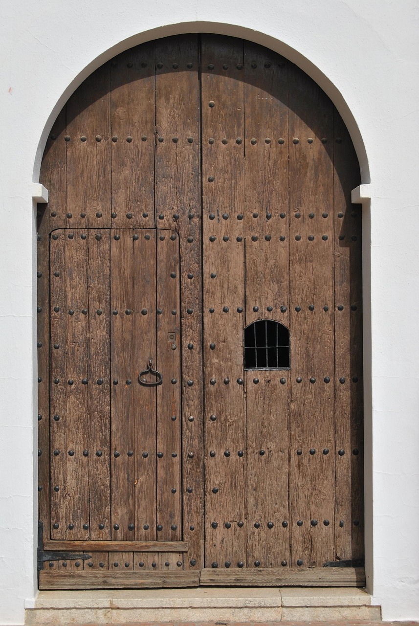 door, gate, wooden door, entrance, house entrance, old door, wood, front door, access, closed, hinged doors, double door, forward, old gate