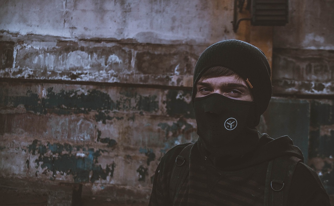 mask, portrait, hat, human, incognita, anti